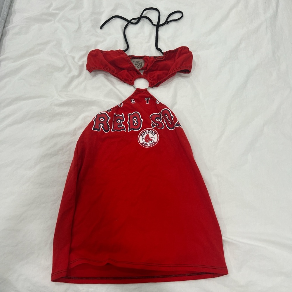 Red Boston Red Sox Halter Top